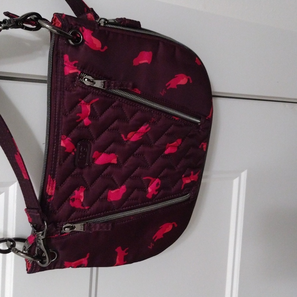 NWOT Lug Swivel Crossbody Cats Orchid